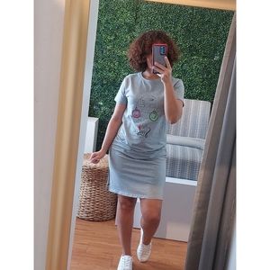 Gray Tshirt Dress